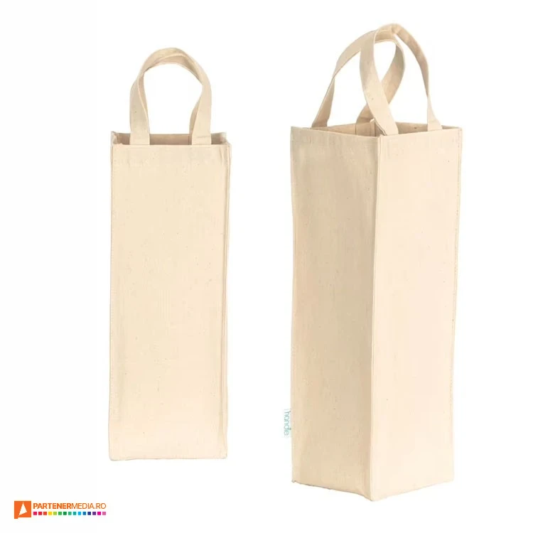 sacose din bumbac reciclat pentru sticle 2511222 poza 1