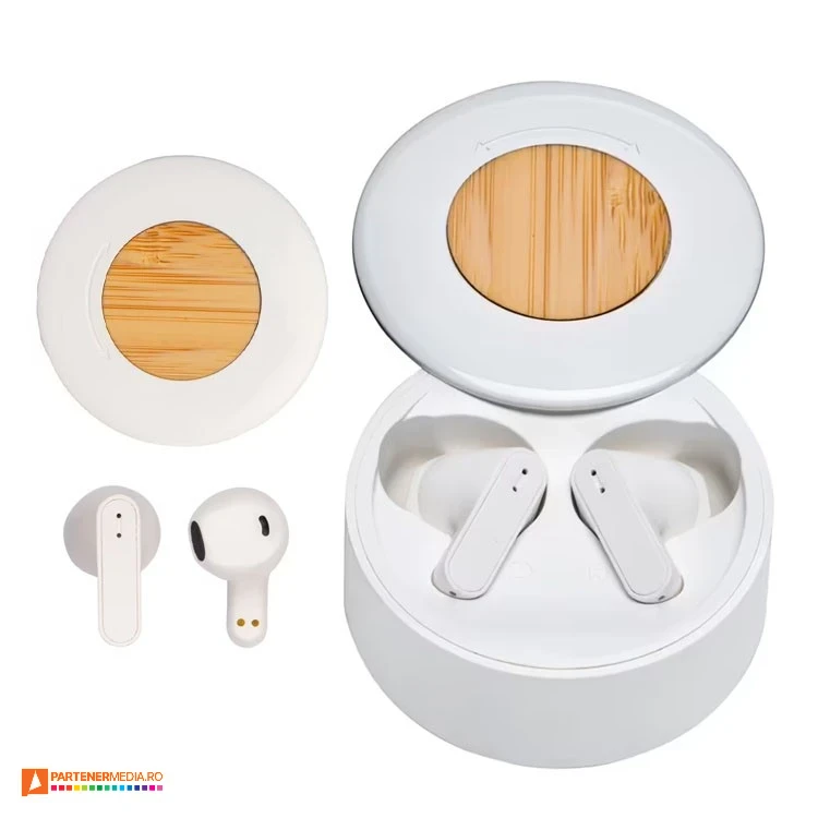 casti audio wireless de tip earphones 25408
