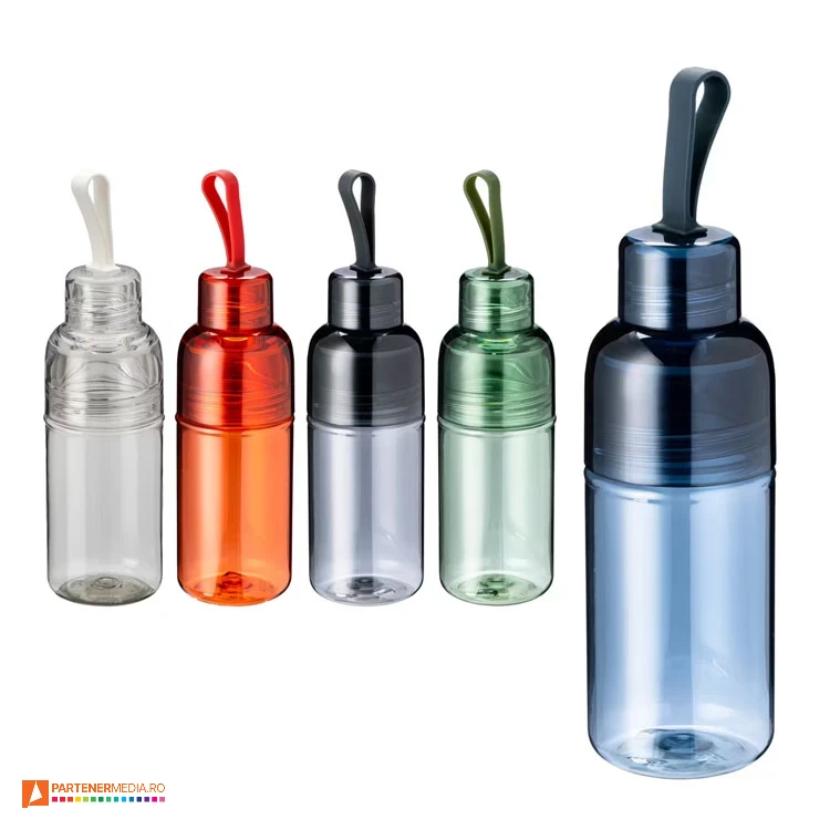 bidoane promotionale transparente din plastic reciclat 25425