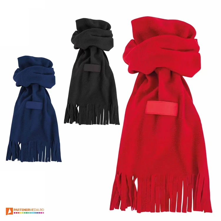 fulare fleece colorate cu franjuri 26302e poza 1