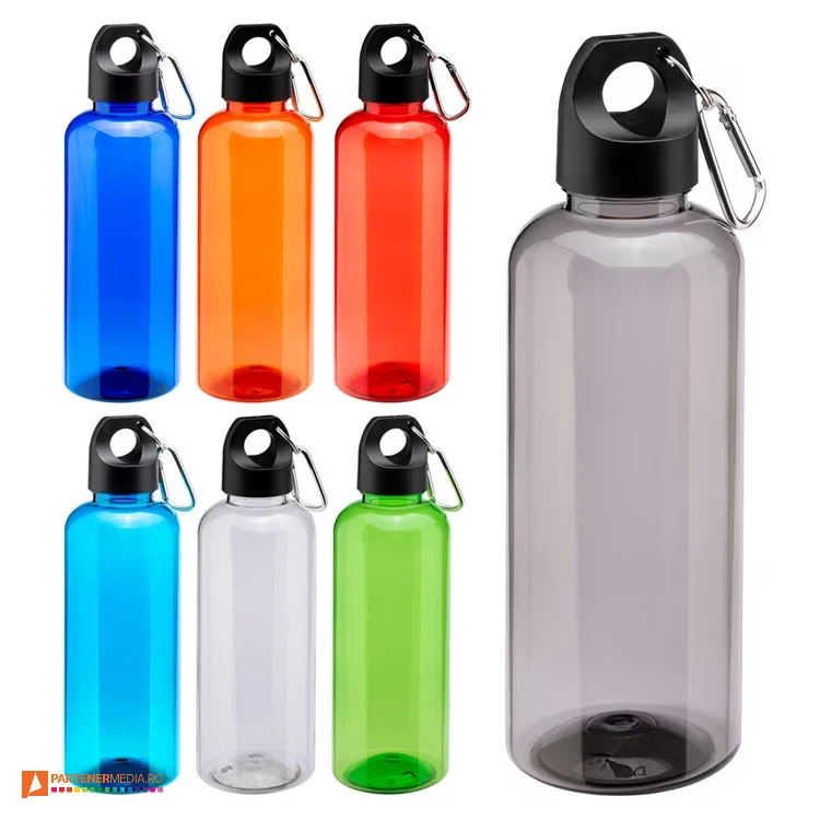 bidoane promotionale transparente colorate de 580 ml 26439