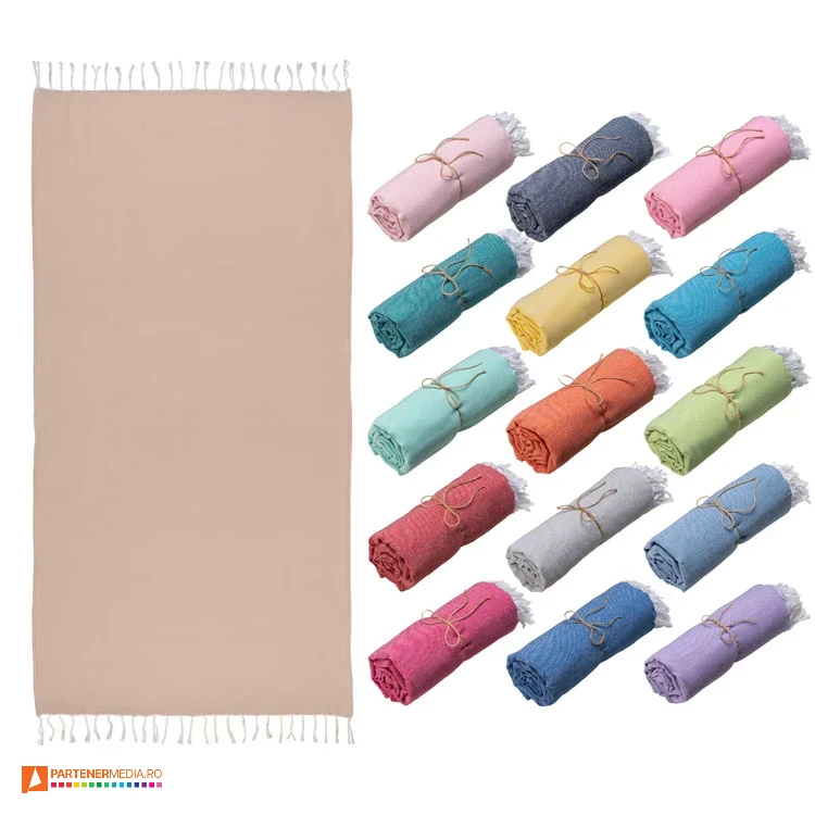 prosoape promotionale de plaja din bumbac reciclat 26441 poza 1