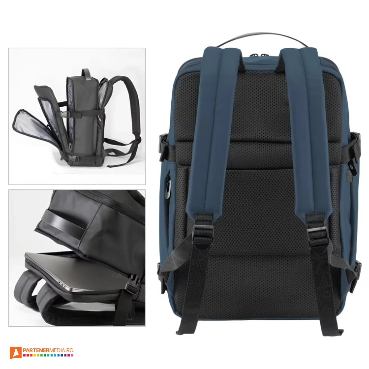 rucsacuri din imitatie de piele cu buzunar de laptop dm25102 rucsacuri din imitatie de piele cu buzunar de laptop dm25102 poza 2