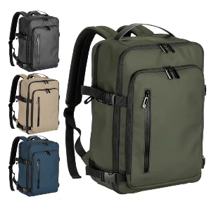 rucsacuri promotionale din imitatie de piele cu buzunar de laptop dm25102 poza 1