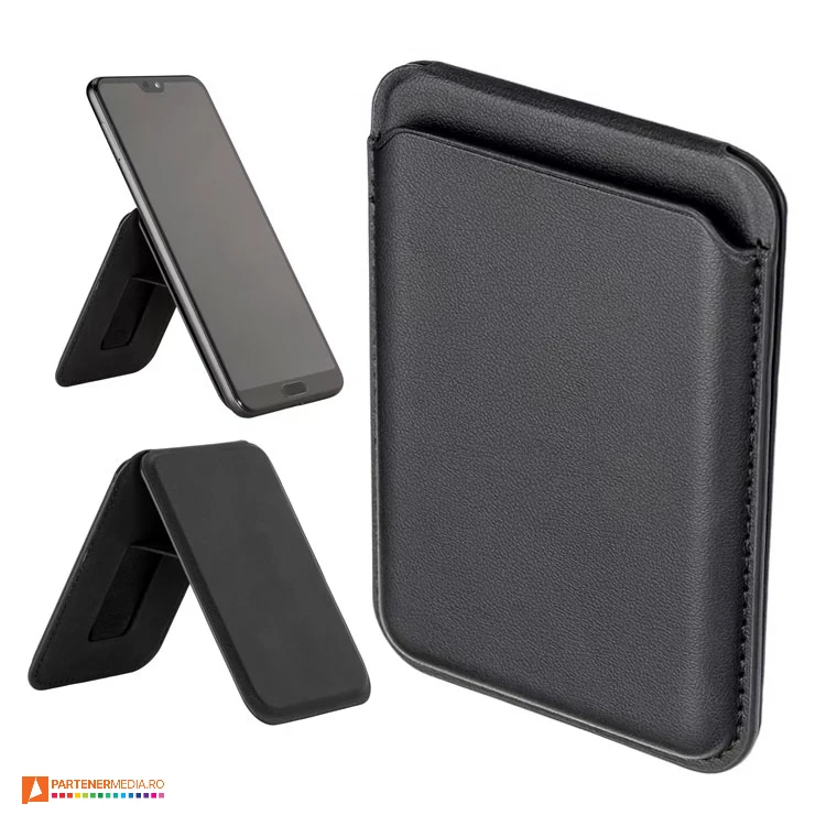 portcard magnetic de telefon din imitatie de piele dm2640102 poza 1