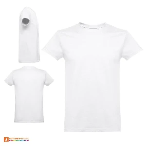 tricouri albe barbatesti cu maneci scurte th clothes 30109