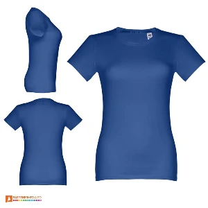 tricouri bleumarin de dama din bumbac cu maneci scurte th clothes 30114 poza 11