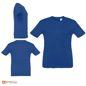 tricouri promotionale din bumbac albastru royal pentru copii 30169 poza 5