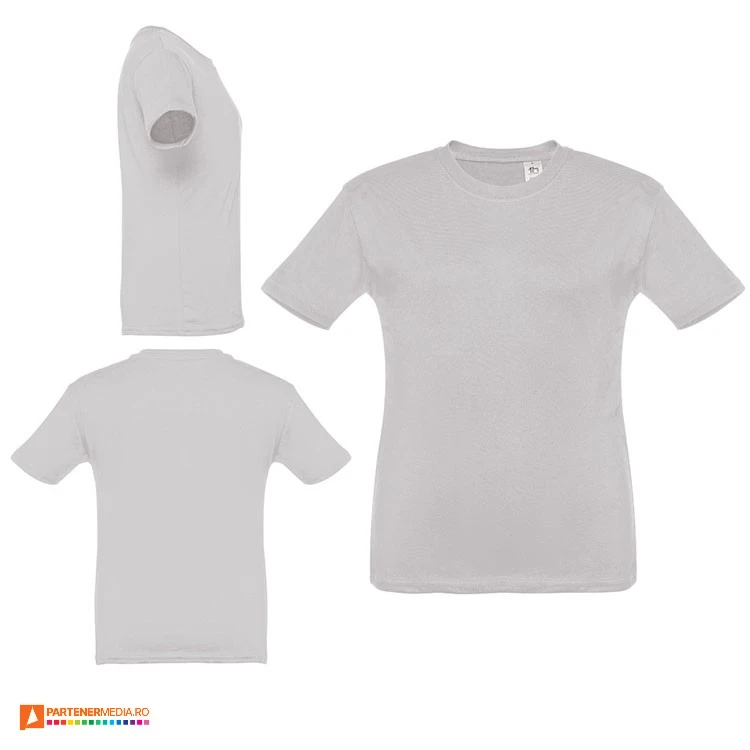 tricouri promotionale din bumbac gri deschis pentru copii 30169 poza 11