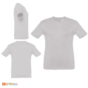 tricouri promotionale din bumbac gri deschis pentru copii 30169 poza 11