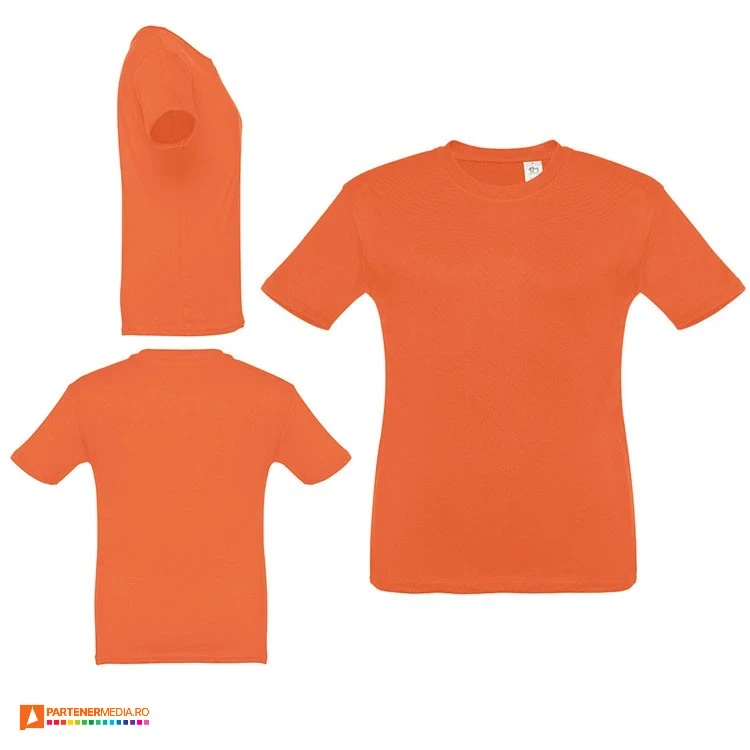 tricouri promotionale din bumbac portocaliu pentru copii 30169 poza 16