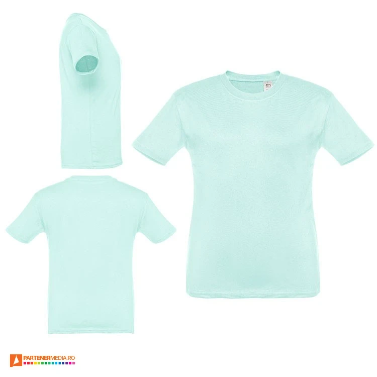 tricouri promotionale din bumbac verde mint pentru copii 30169 poza 21