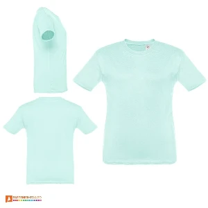 tricouri promotionale din bumbac verde mint pentru copii 30169 poza 21