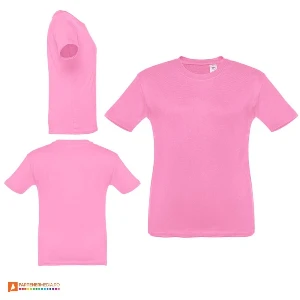 tricouri promotionale roz din bumbac pentru copii 30169 poza 24