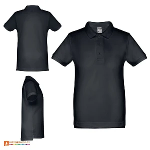 tricouri pentru copii negre din bumbac 30173 poza 11
