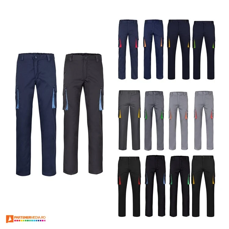 pantaloni unisex de lucru cu 6 buzunare 36031