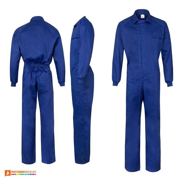 salopete impermeabile unisex albastre 36086 poza 3