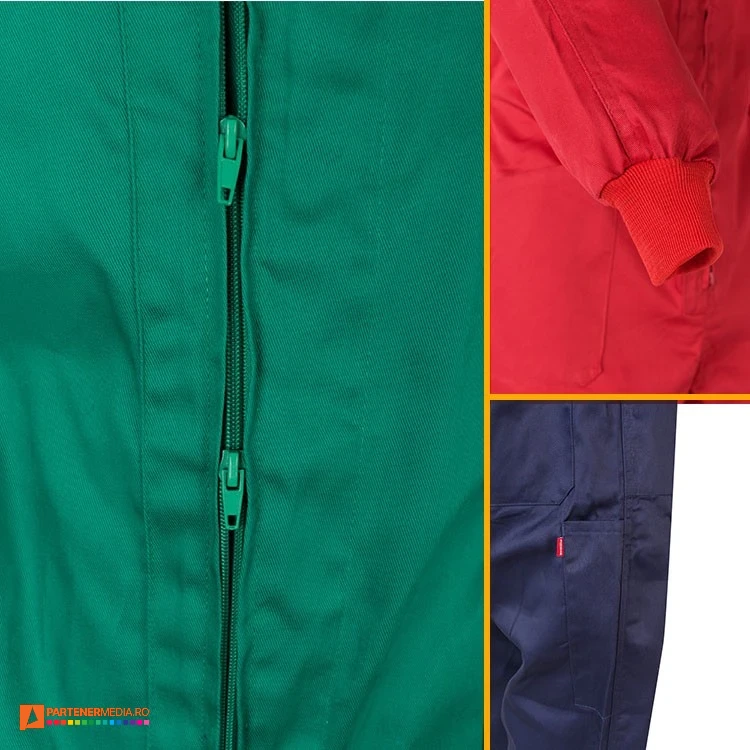 salopete impermeabile unisex colorate 36086 poza 2
