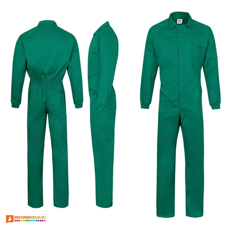 salopete impermeabile unisex verzi 36086 poza 9