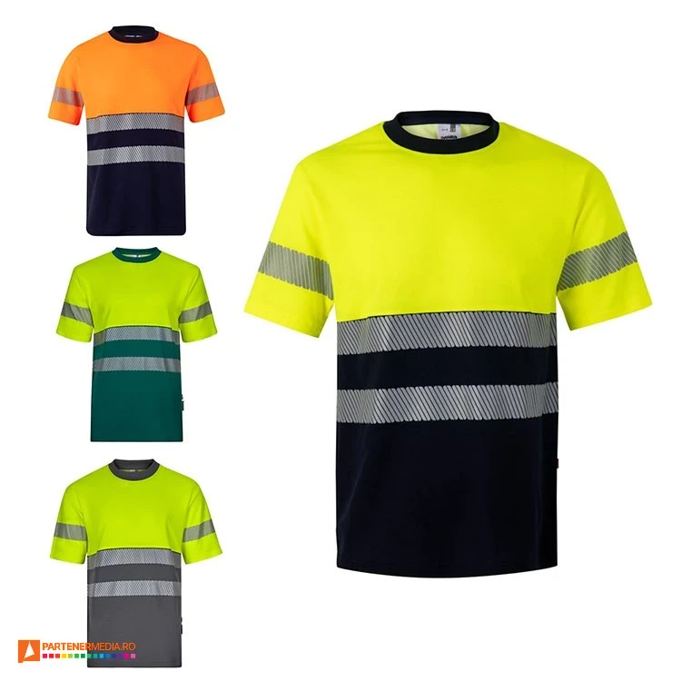 tricouri bicolore unisex reflectorizante 36096 poza 1