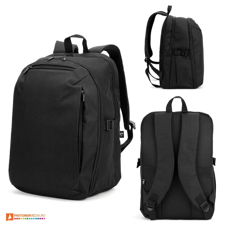 rucsacuri negre cu multiple buzunare 92540