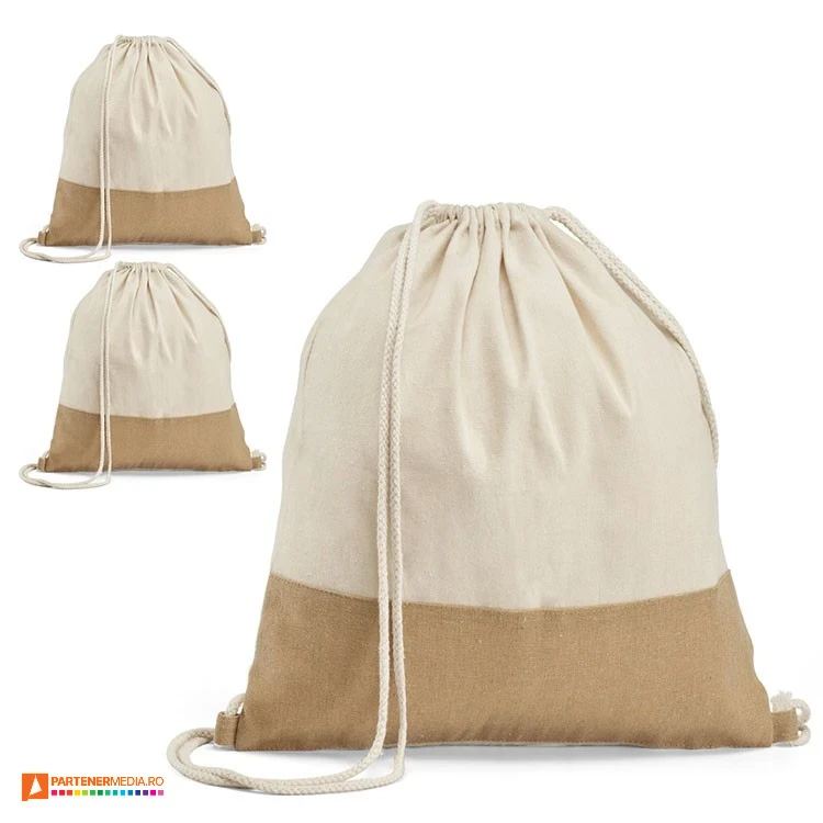 92919 rucsaci drawstring din bumbac