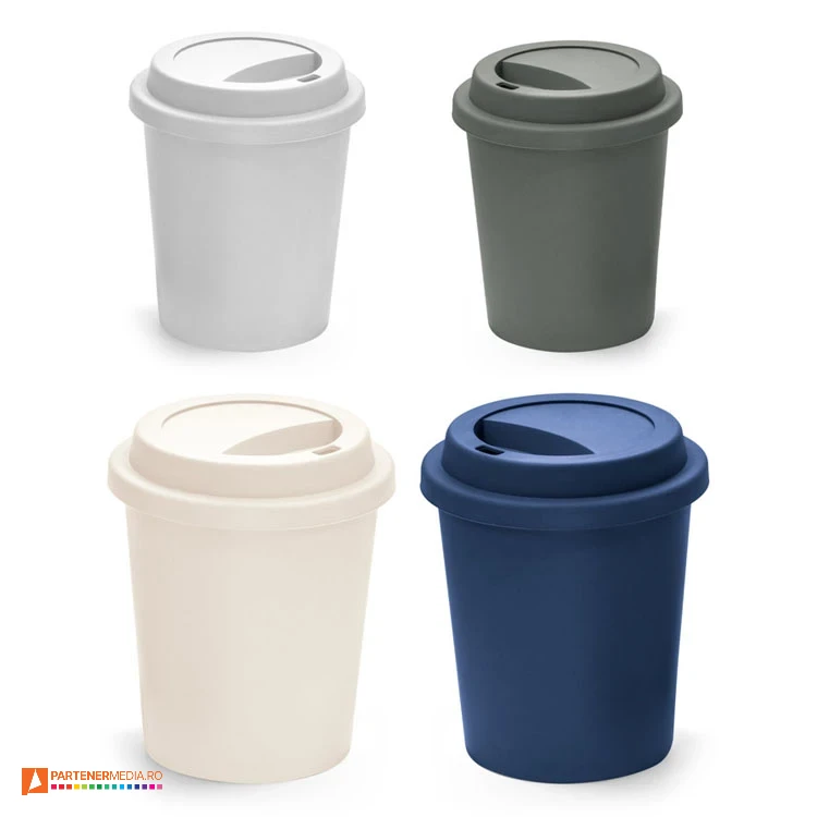 pahare promotionale din plastic cu capac 94323