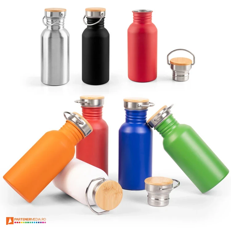 bidoane metalice colorate de 580 ml 94384