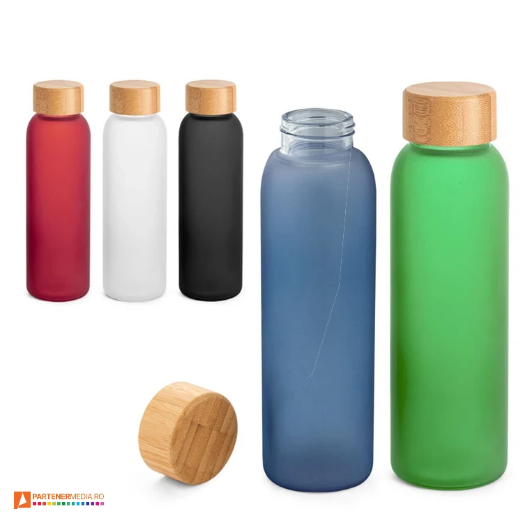 sticle promotionale colorate cu capac din lemn 94397 sticle promotionale colorate cu capac din lemn 94397 poza 1