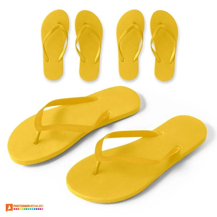 papuci galbeni promotionali din pvc 9508 95084 poza 4