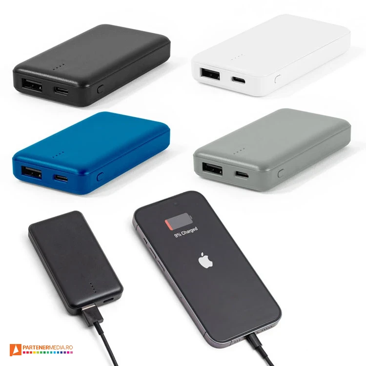 powerbank uri promotionale de 4000 mah din plastic reciclat 97195 powerbank uri promotionale de 4000 mah din plastic reciclat 97195 poza 1