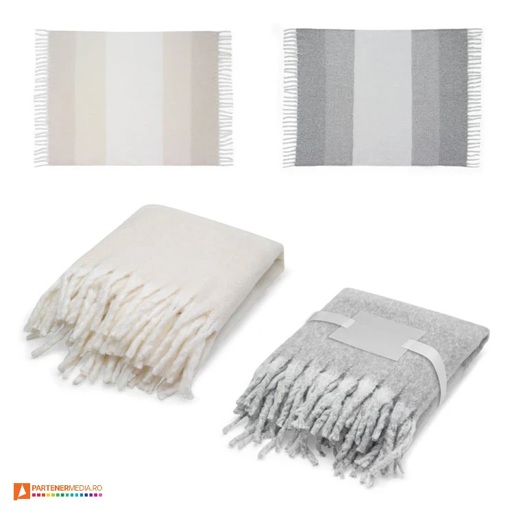 paturi promotionale din poliester reciclat cu franjuri decorative 99166 paturi promotionale din poliester reciclat cu franjuri decorative 99166 poza 1