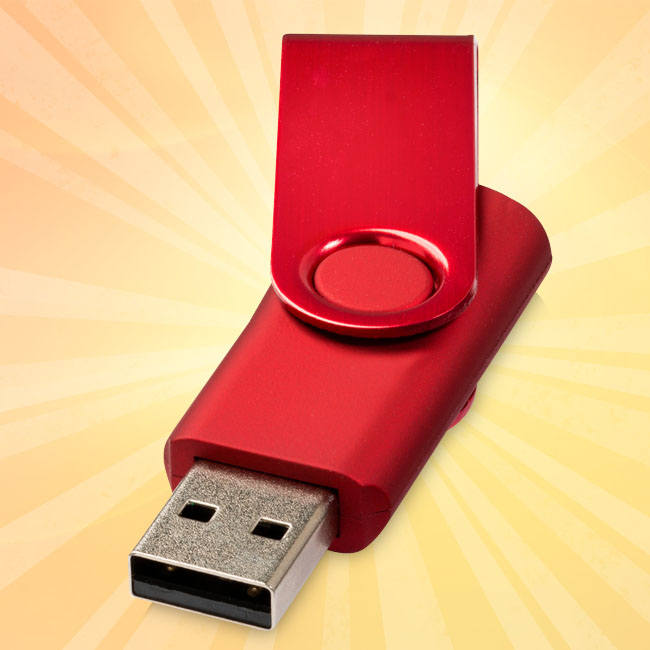 stickuri USB de 4 Gb rosii 12350802 poza 7