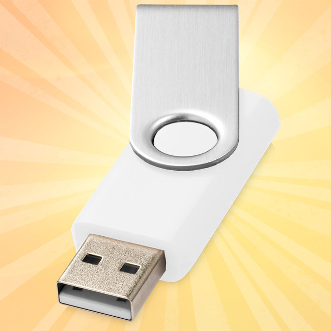 stickuri USB de 4GB albe 12350501 poza 4