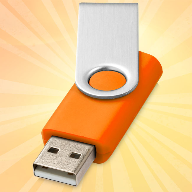 stickuri USB de 4GB portocalii 12350506 poza 7