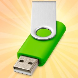 stickuri USB de 4GB verzi 12350505 poza 9