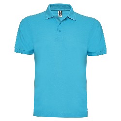 tricouri albastre polo pentru copii din bumbac si poliester Roly 6610 Pegaso poza 4