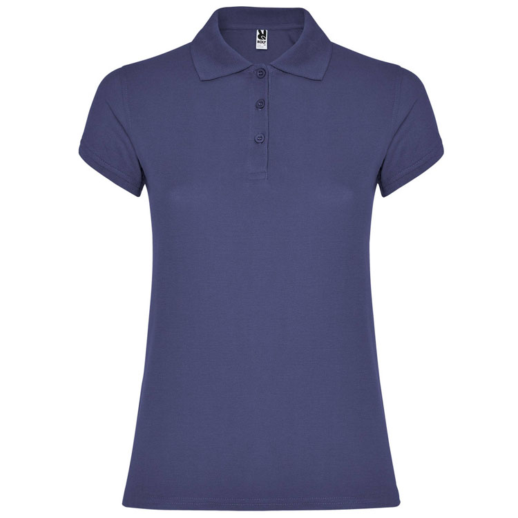 tricouri bleu polo de dama Star PO6634 Roly poza 5