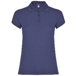 tricouri bleu polo de dama Star PO6634 Roly poza 5