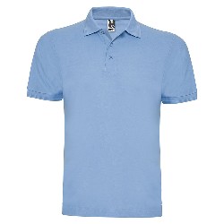 tricouri bleu polo pentru copii din bumbac si poliester Roly 6610 Pegaso poza 5