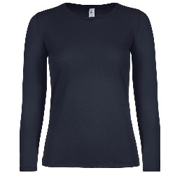 tricouri cu maneci lungi de dama bleumarin F02942 poza 9