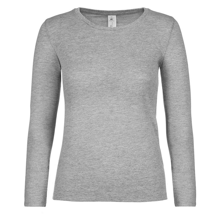 tricouri cu maneci lungi de dama gri F02942 poza 11