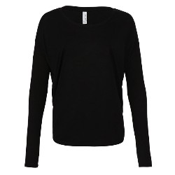 tricouri negre de dama cu maneci lungi 15206 poza 4