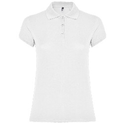 tricouri polo albe de dama Star PO6634 Roly poza 3