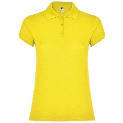 tricouri polo galbene de dama Star PO6634 Roly poza 13