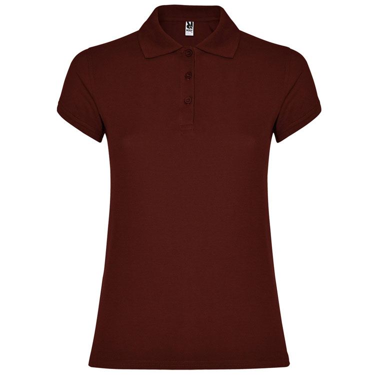 tricouri polo maro de dama Star PO6634 Roly poza 11