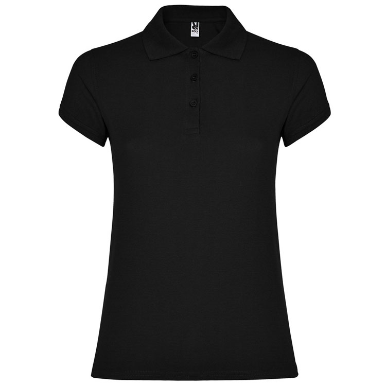 tricouri polo negre de dama Star PO6634 Roly poza 9