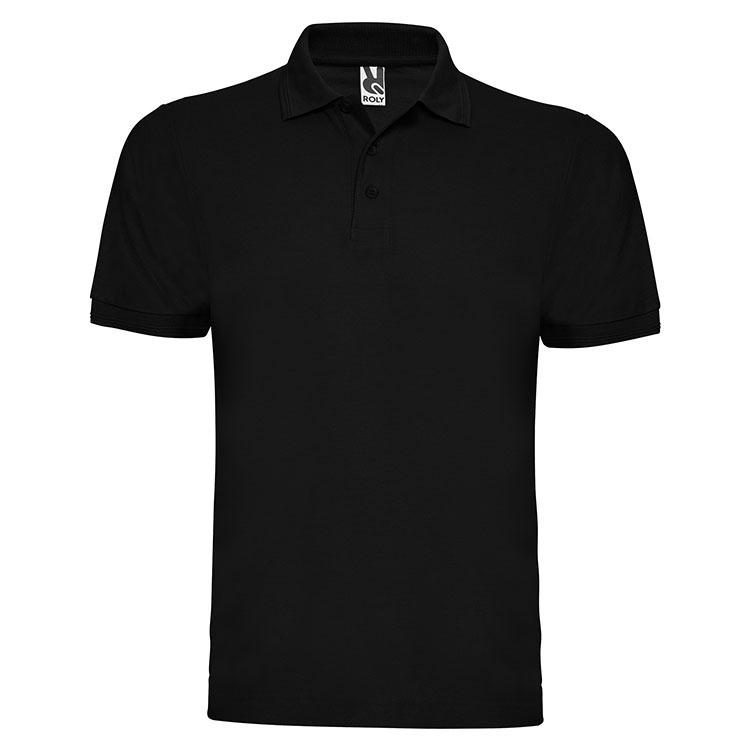 tricouri polo negre pentru copii din bumbac si poliester Roly 6610 Pegaso poza 9