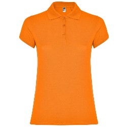 tricouri polo portocalii de dama Star PO6634 Roly poza 8