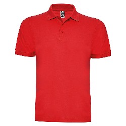 tricouri polo rosii pentru copii din bumbac si poliester Roly 6610 Pegaso poza 2